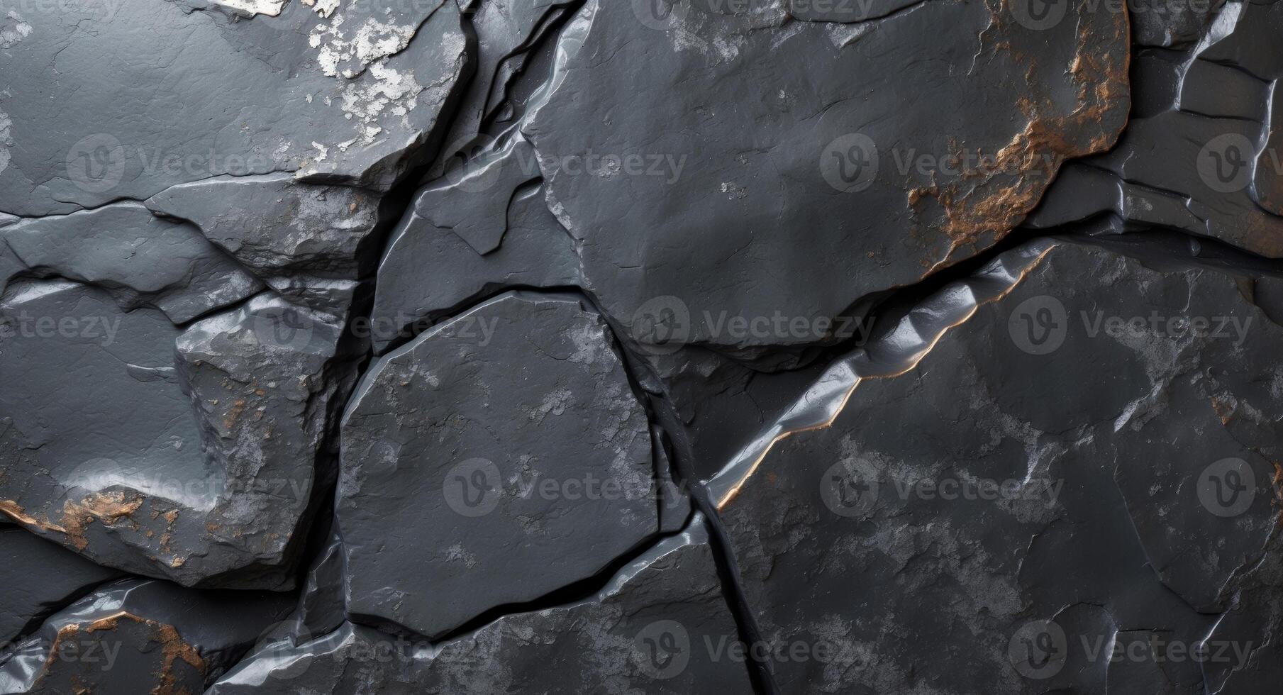 Abstract dark gray multicolor metallic texture with natural stone appearance suitable for urban design and background applications. photo
