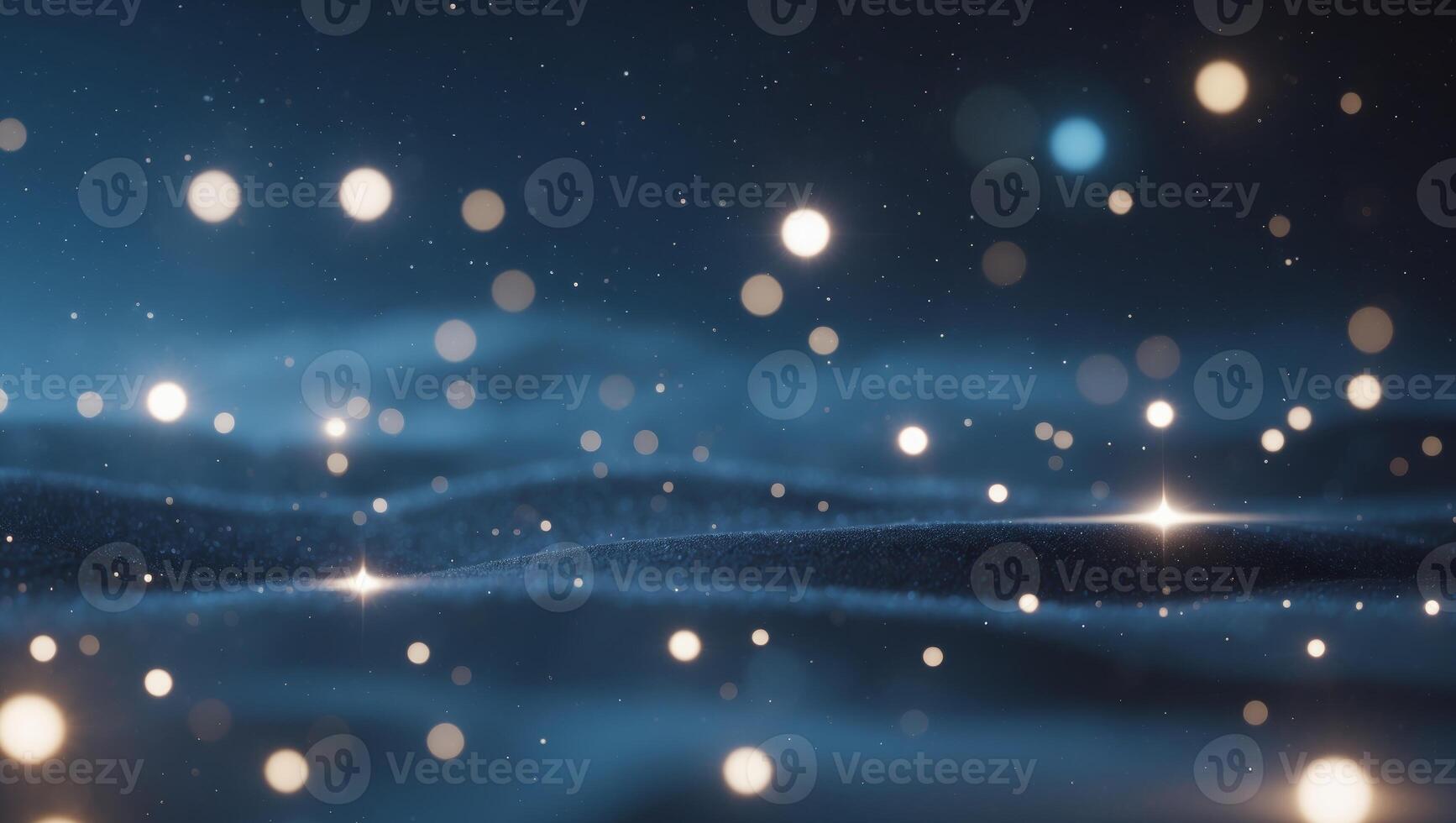 Cosmic void filled with glowing galaxies creating a mesmerizing visual experience. photo