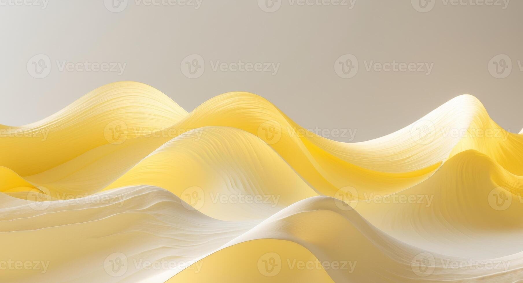 abstract bright yellow waves with sunflower vibes in soft design. photo