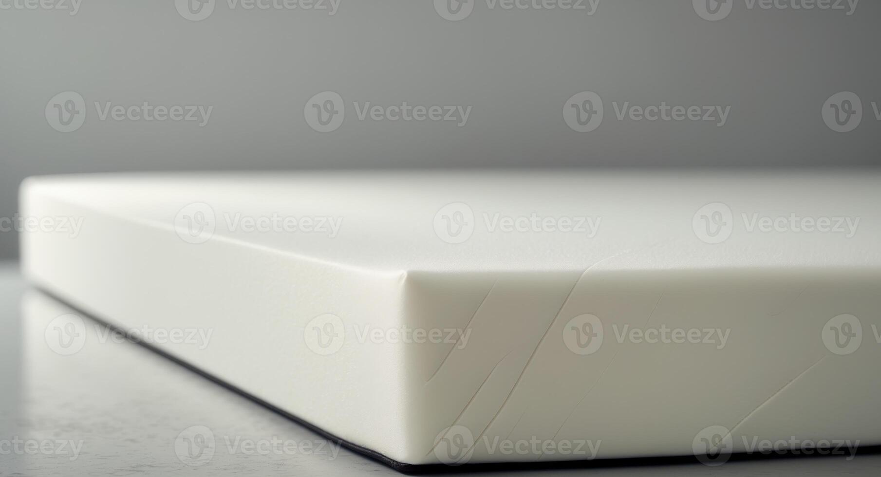 Close up of memory foam mattress edge highlighting softness and durability for bedroom comfort design photo