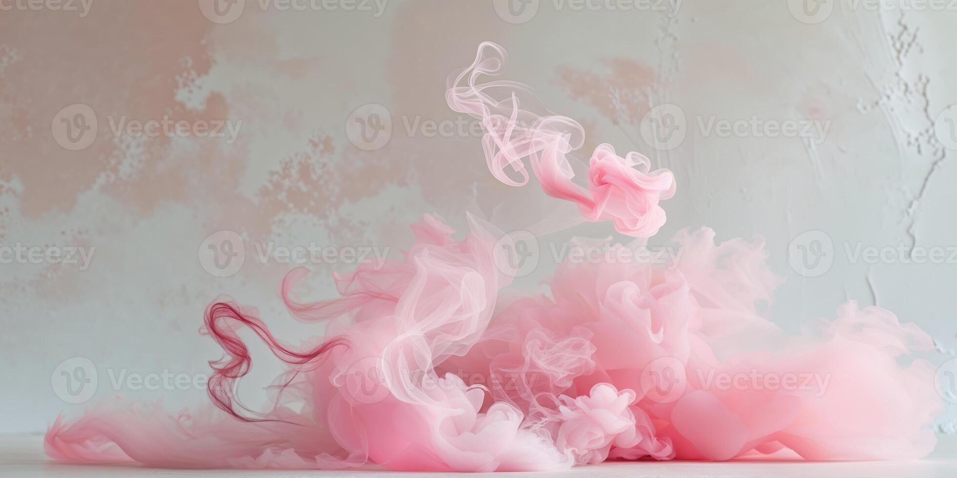 pink smoke on background abstract background for design. photo