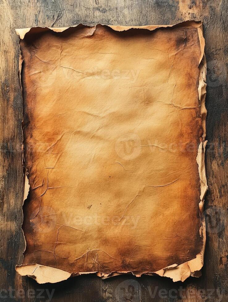 A textured, aged parchment paper with a rustic appearance, suitable for writing or art. photo