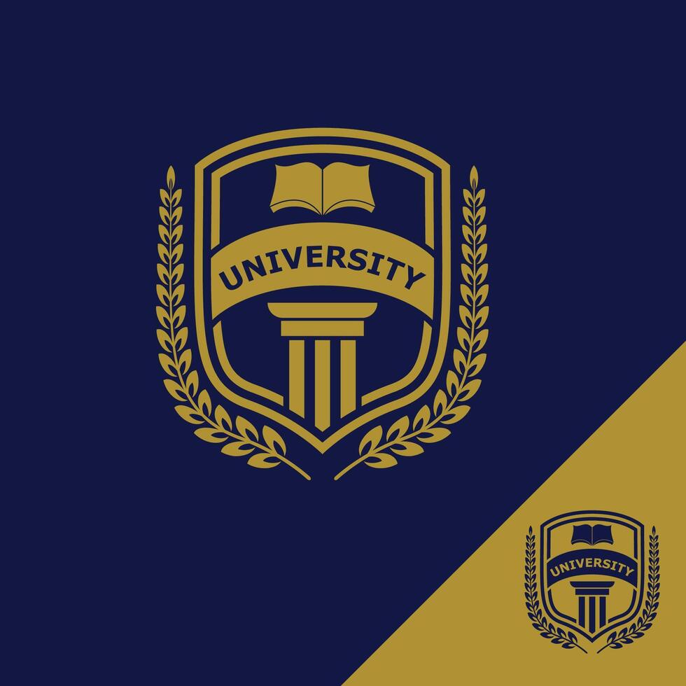 creative university college logo vector