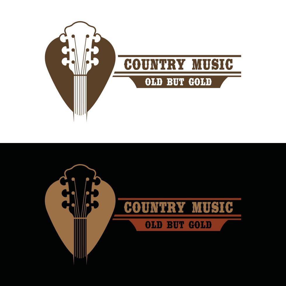 set of Guitar logo design icon template vector