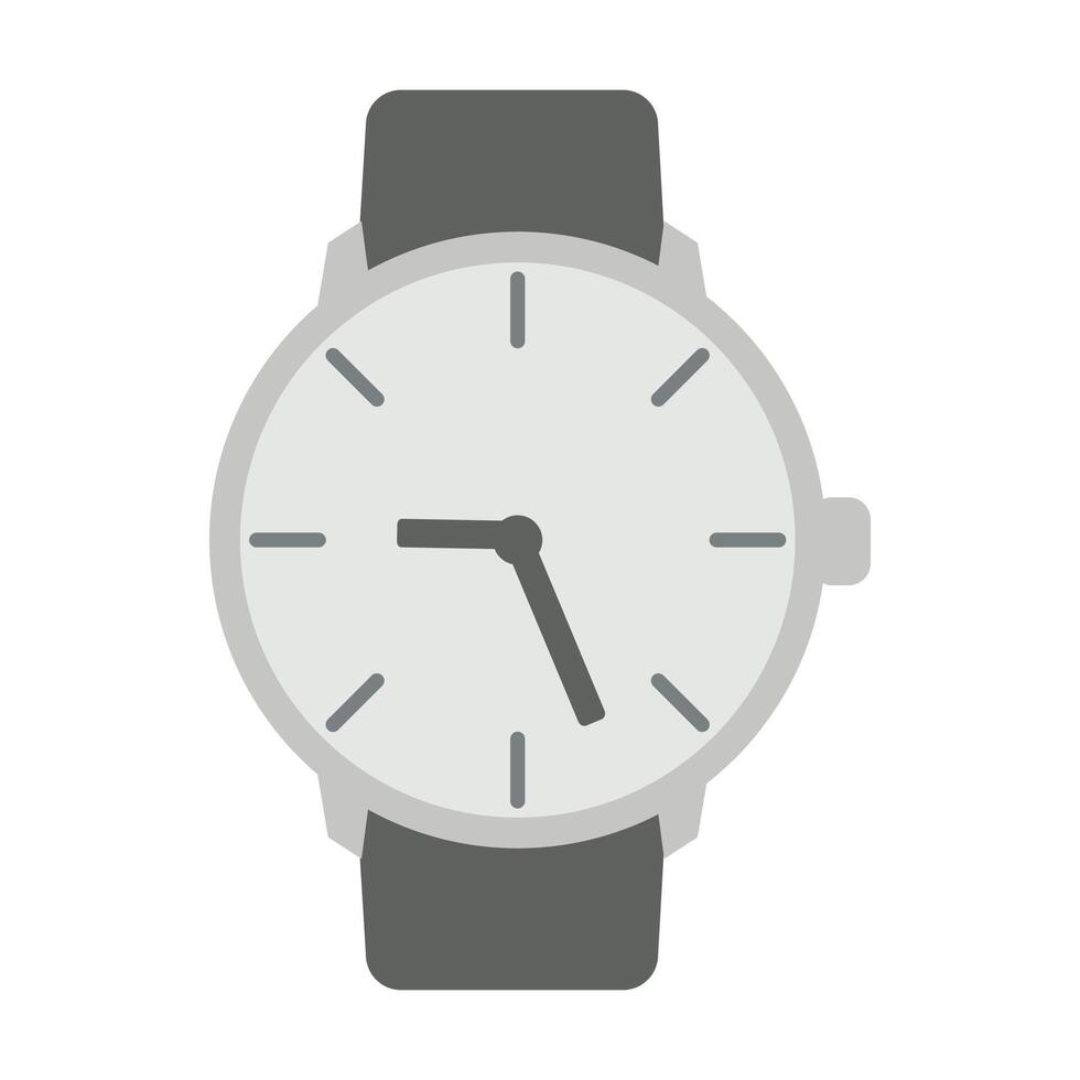 Gray Wrist Watch Icon vector