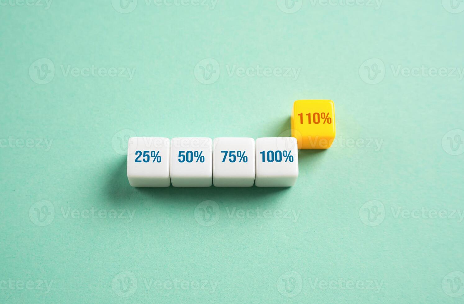 Increase efficiency up to 110 percent. The concept of success and overfulfillment of the plan. High indicators. Bonus and career growth. Make more of a plan. photo