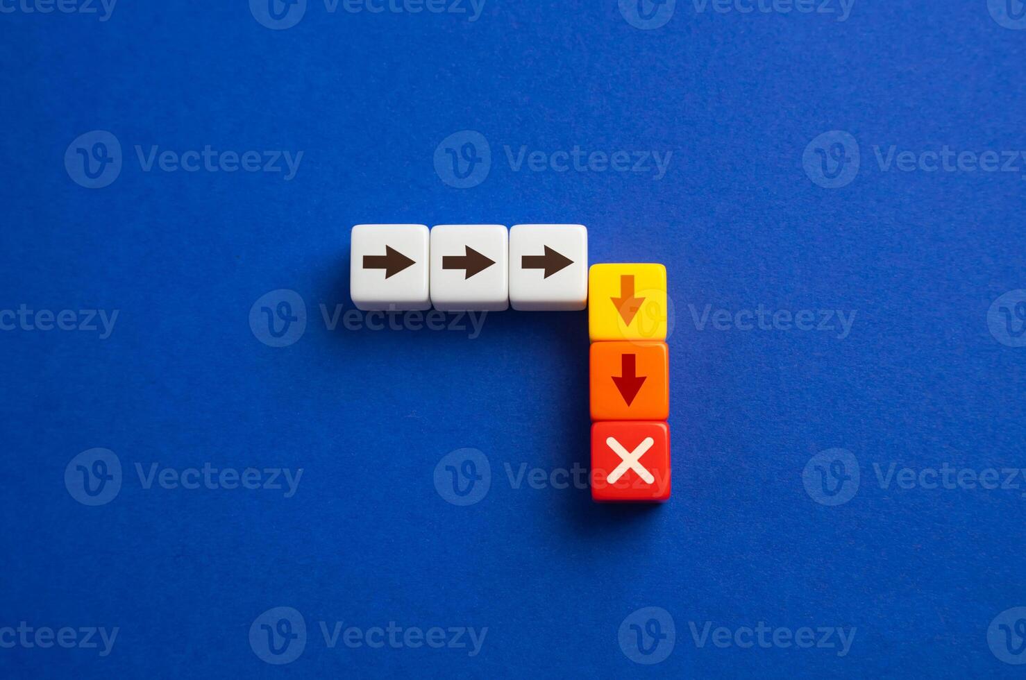 Three errors and a strike. Two warnings and a ban. Deadline. Final ban after three mistakes. Failure and punishment. photo