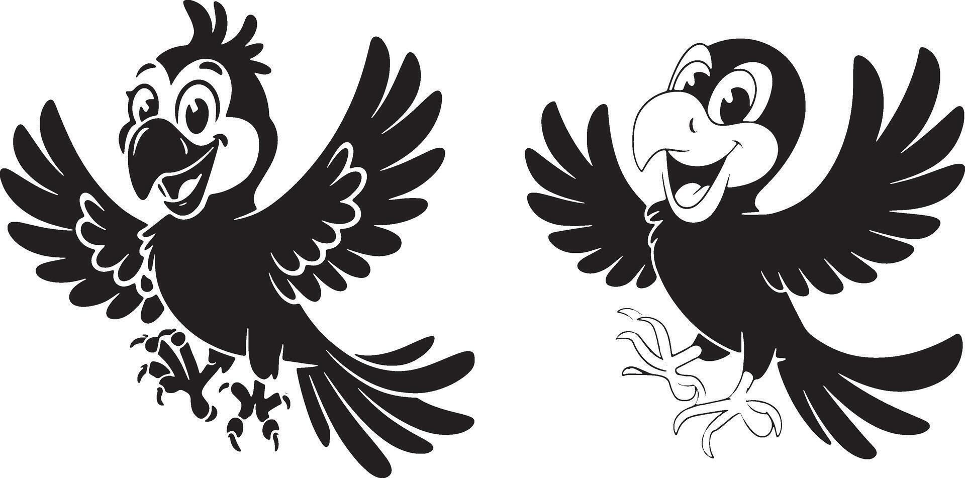 Parrot Illustrations Art vector