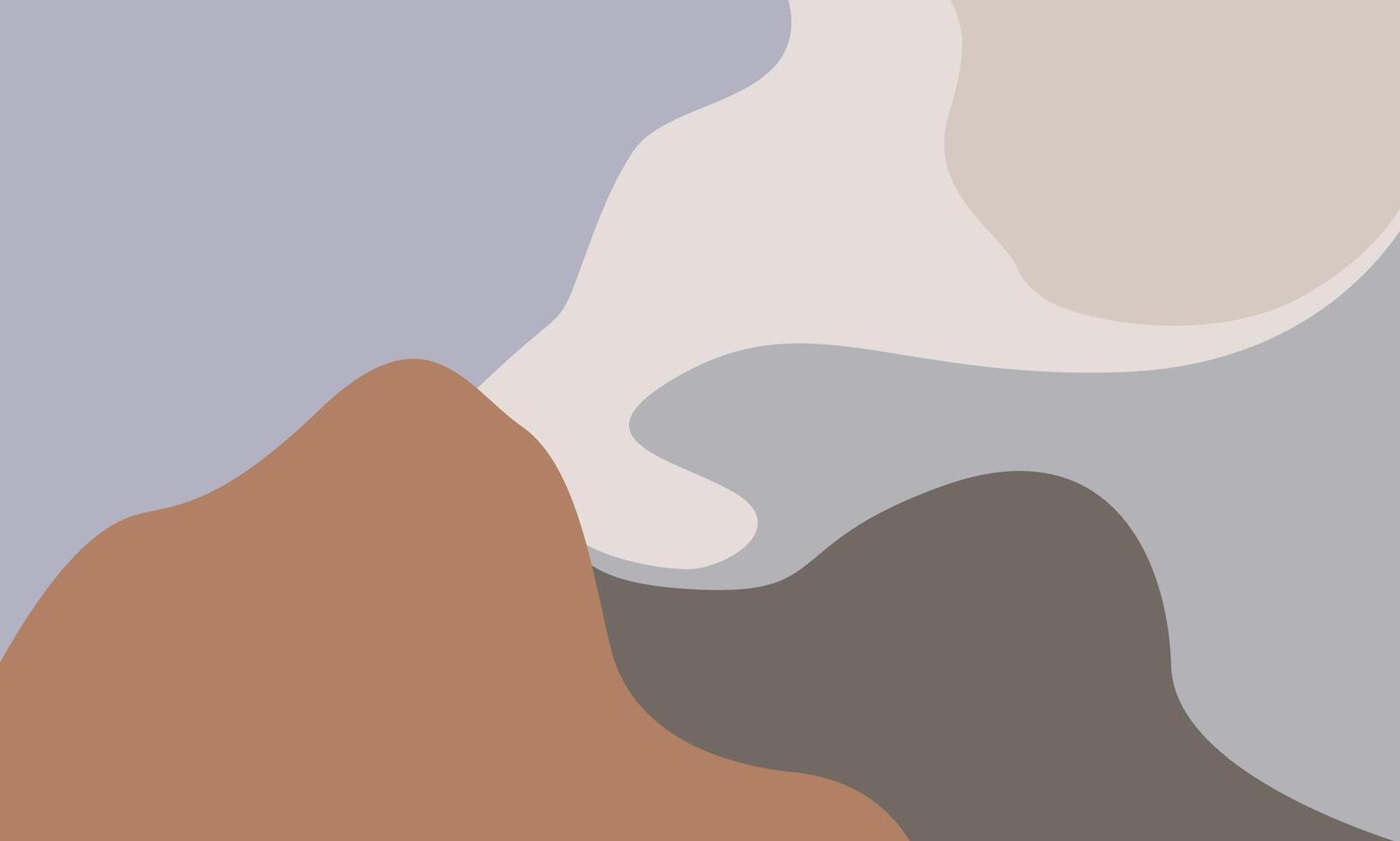 abstract design combines muted tones of lavender, beige, warm brown, and gray, well-suited for modern interiors, particularly in spaces like living rooms, bedrooms, or creative studios vector