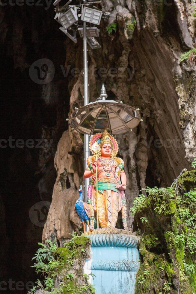 Statues of Hindu gods at Batu Caves, Malaysia photo