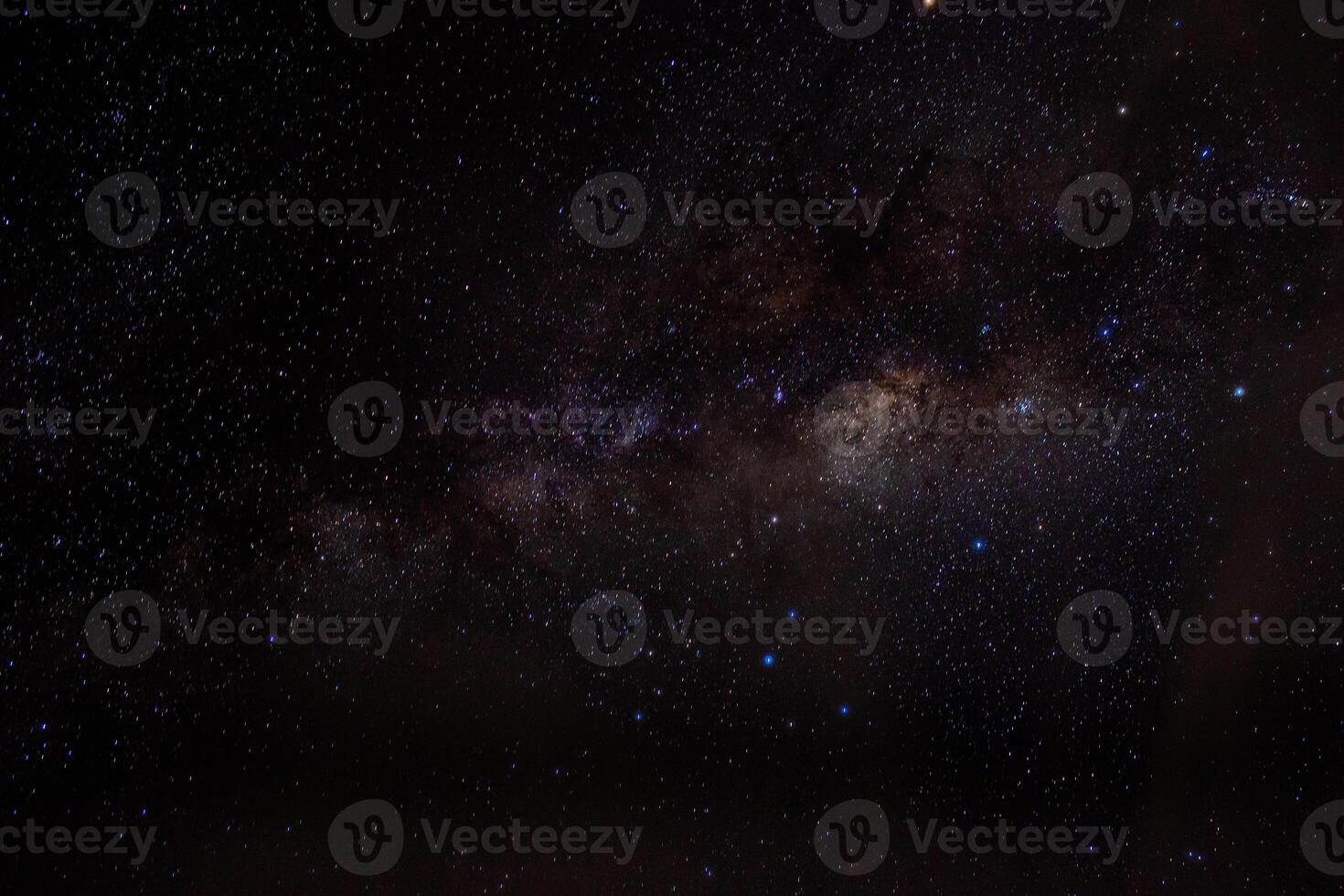 Milky way galaxy with stars and space dust in the universe. photo