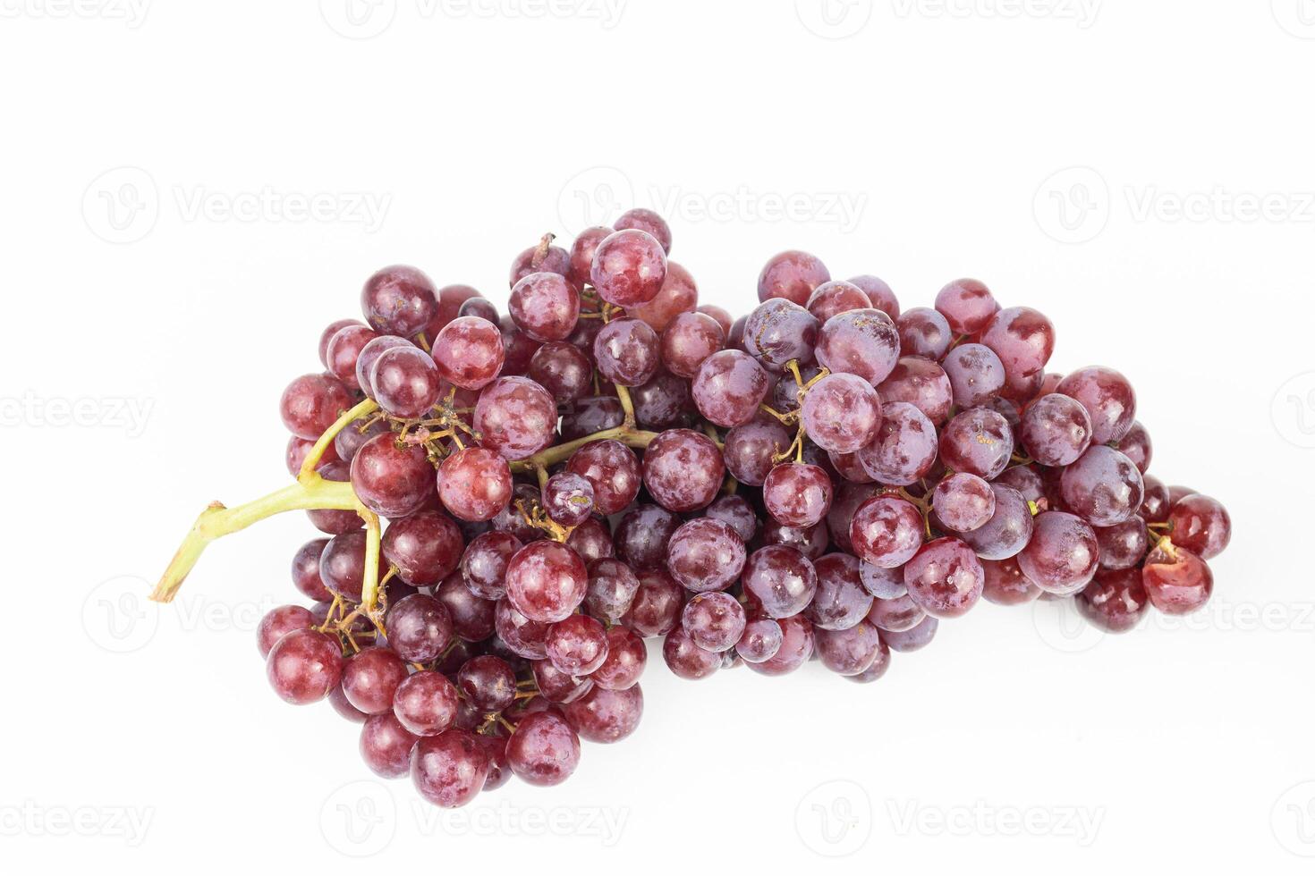 Red grape isolated on white background photo