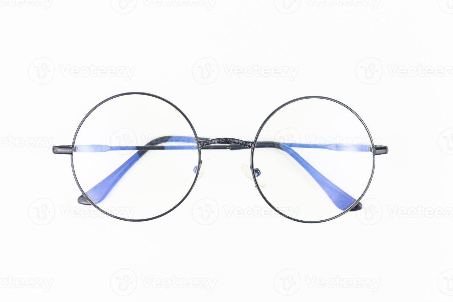 eyeglasses on white background photo