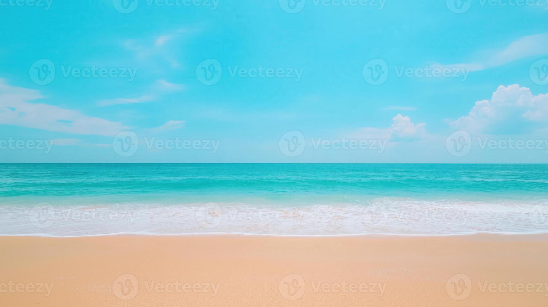 Stunning Aerial View of Tropical Island Beach with Turquoise Waters and Clear Blue Sky in Phuket, Thailand, Ideal for Travel and Nature Scenes in Stock Photography photo