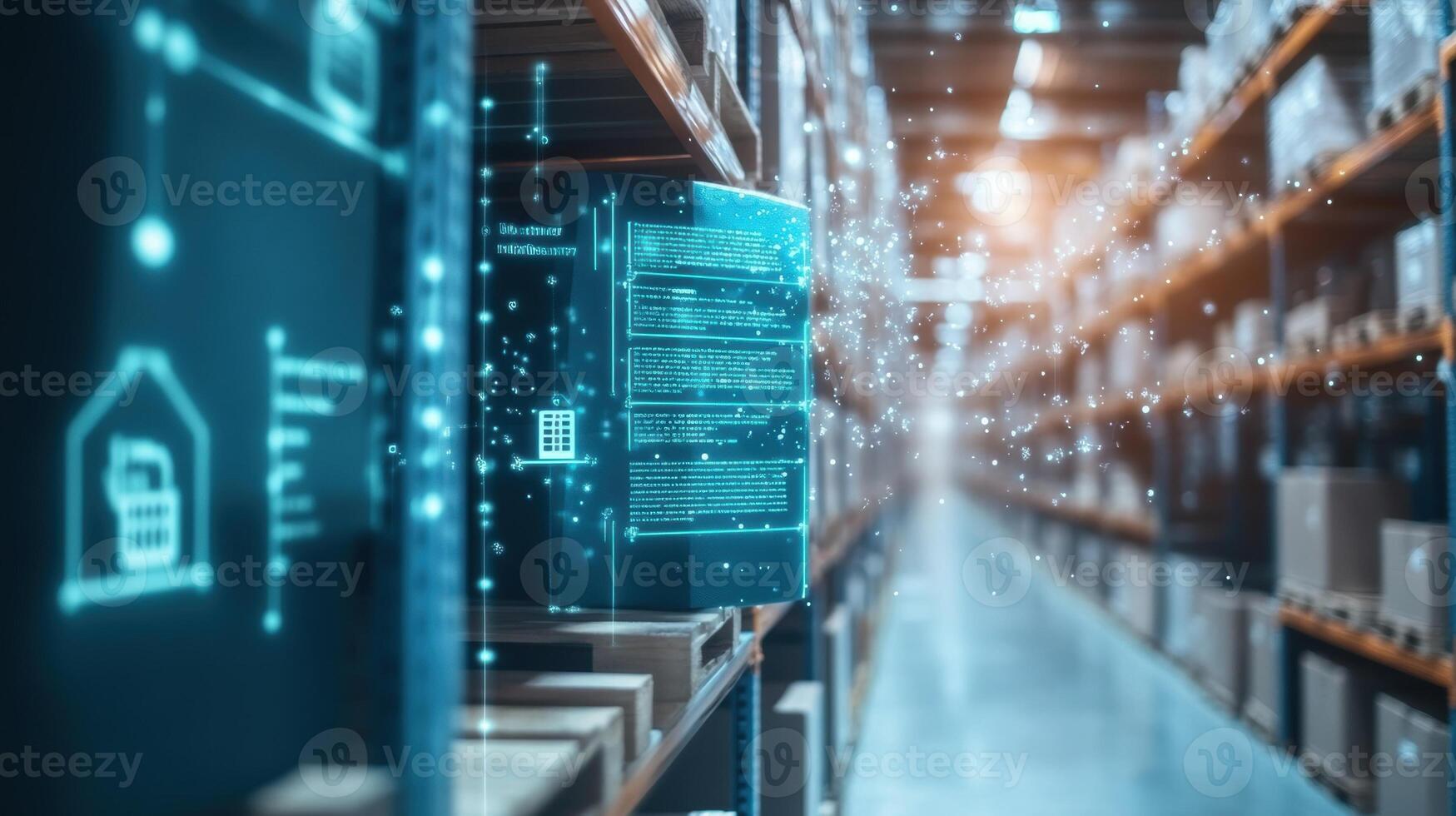 Innovative inventory management system transforming warehouse operations photo