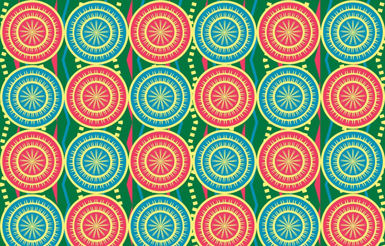 geometric graphic in african style pattern vector