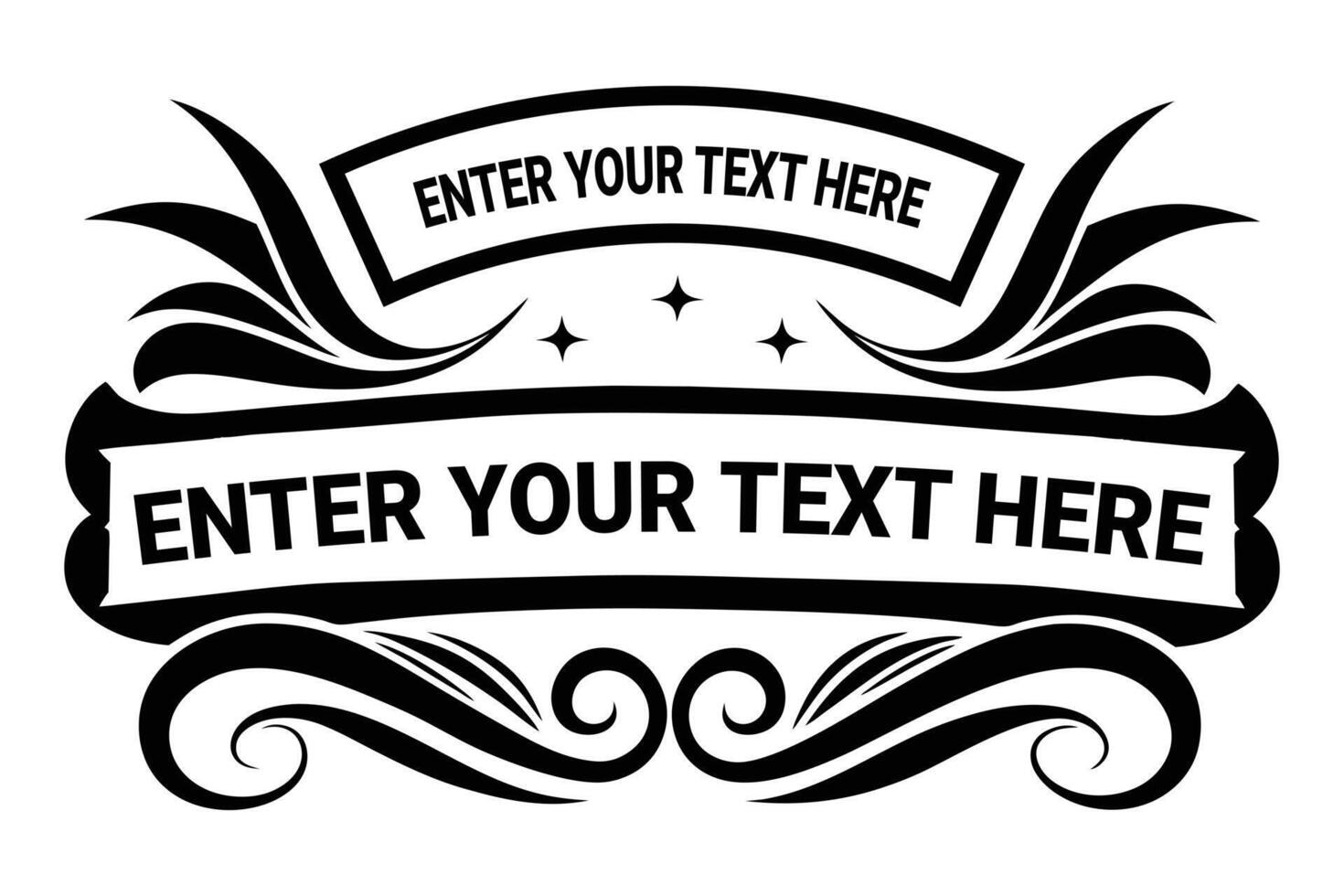 blank space writing for text Elegant frame vector