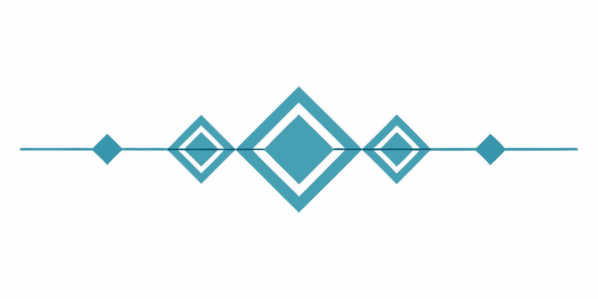 Creative ornament design seamless underline vector