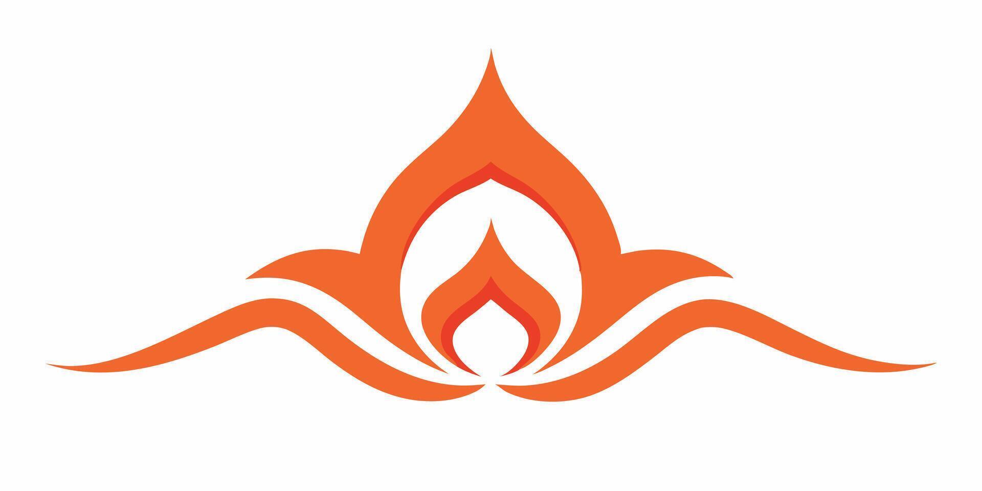 Abstract fire design art perfect for modern element illustrations vector