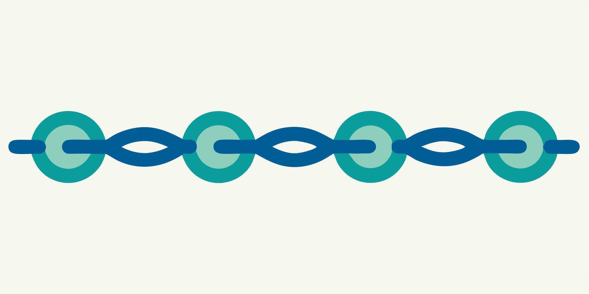 Unique underline art element for decorative composition vector