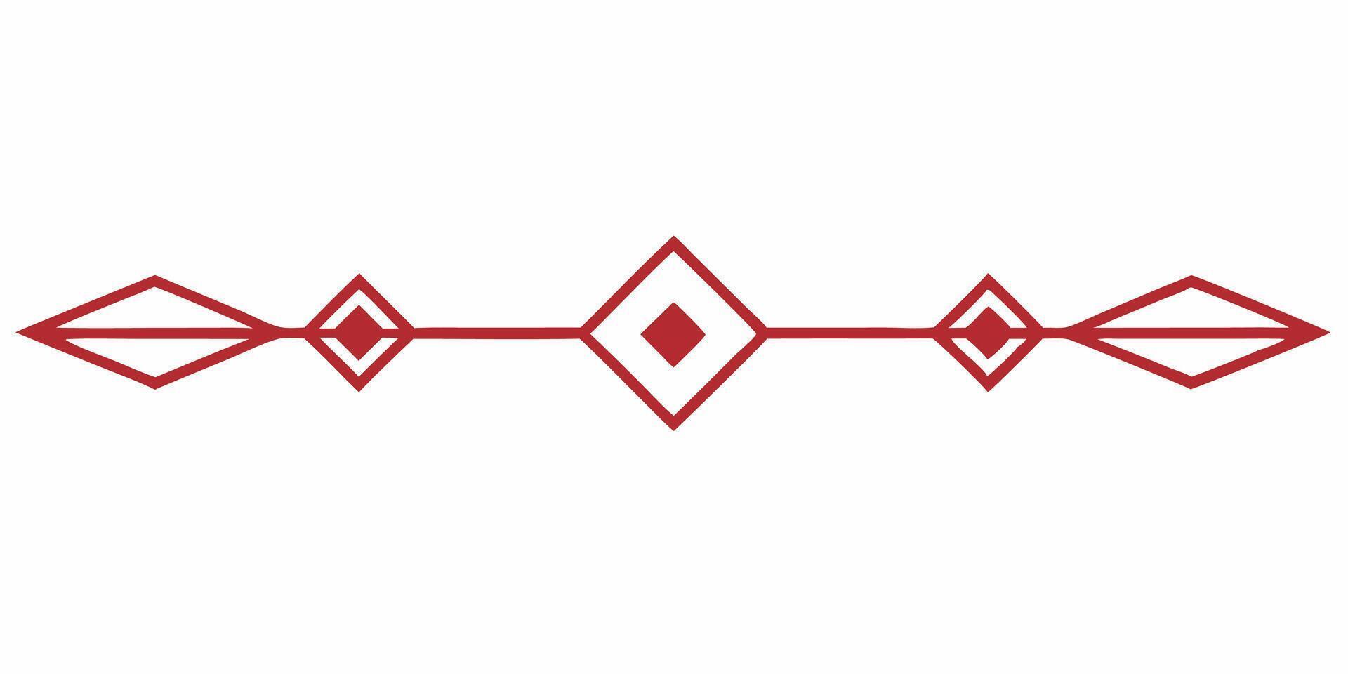 Unique underline art element decorative composition vector