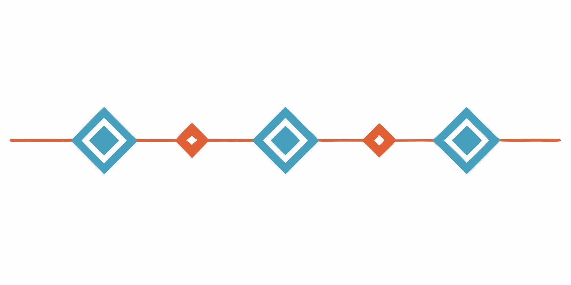 Stylish and minimalist underline border for illustration vector