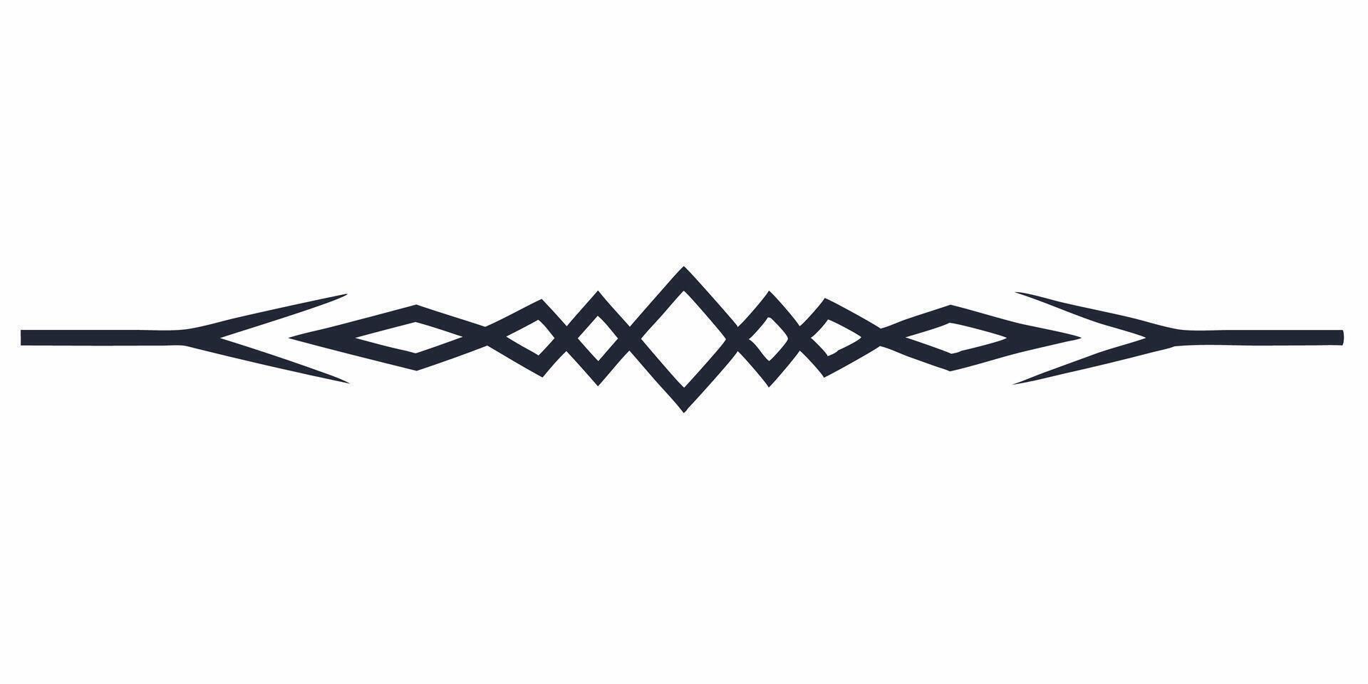 Minimalist ornament element art for designs and illustrations vector