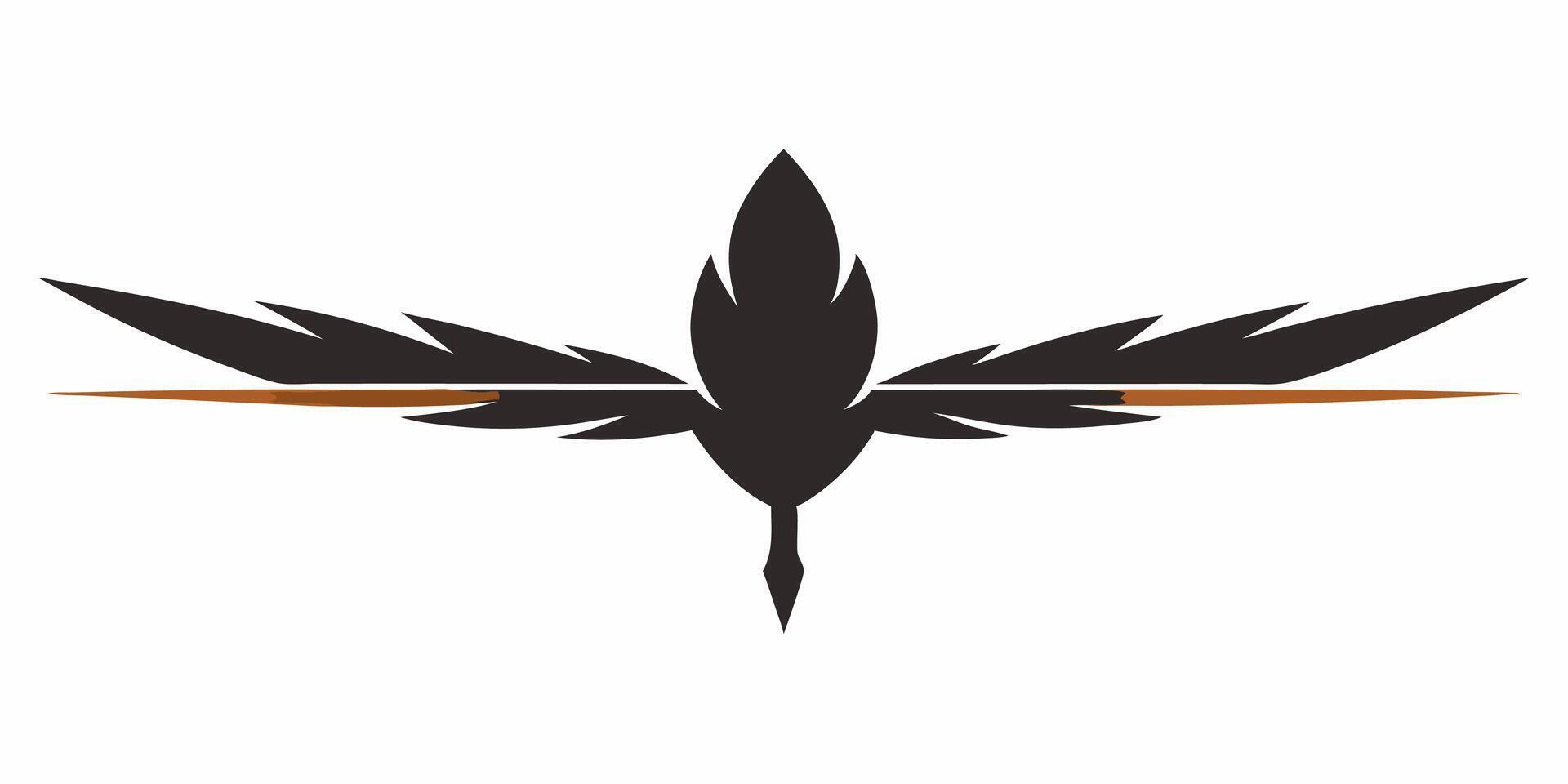 Elegant underline design ornament element vector