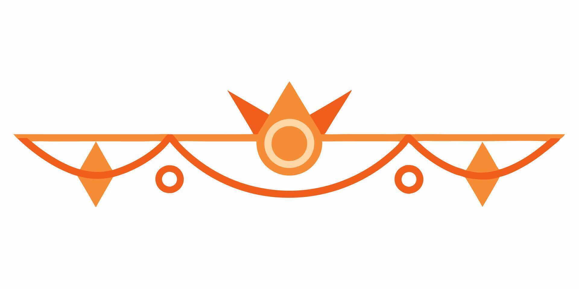 Artistic design ornament for elegant border and seamless vector