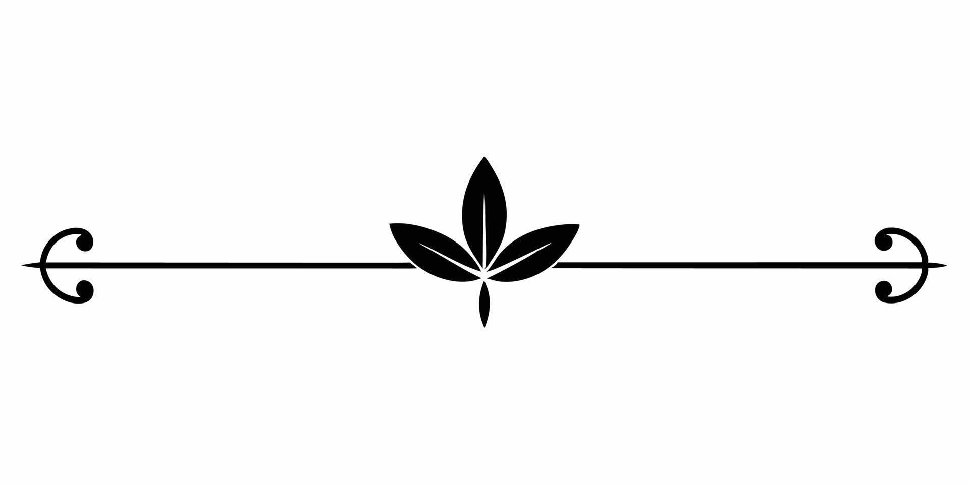 Unique underline design element for creative art compositions vector