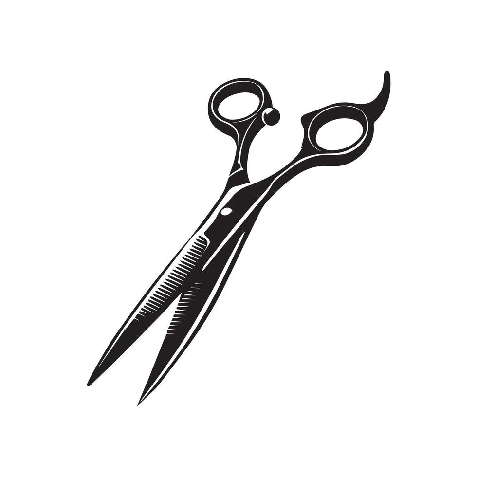 Barber Scissors - Precision Grooming Tool vector