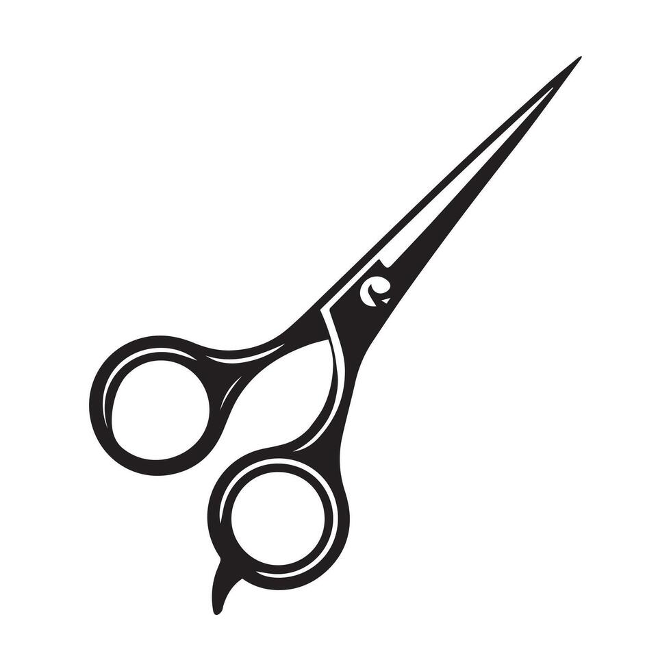 Professional Hairdressing Scissors - Precision Barber Tool vector