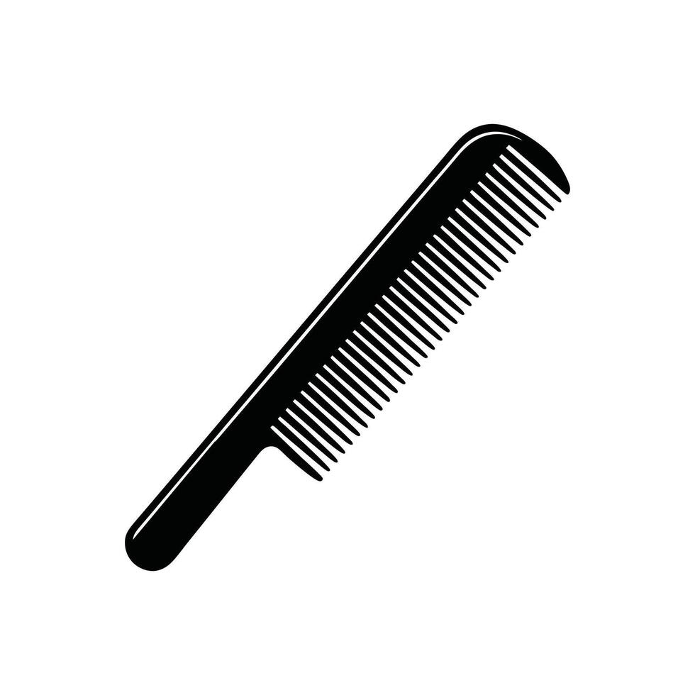 Traditional Barber Comb - Sleek Grooming Accessory vector