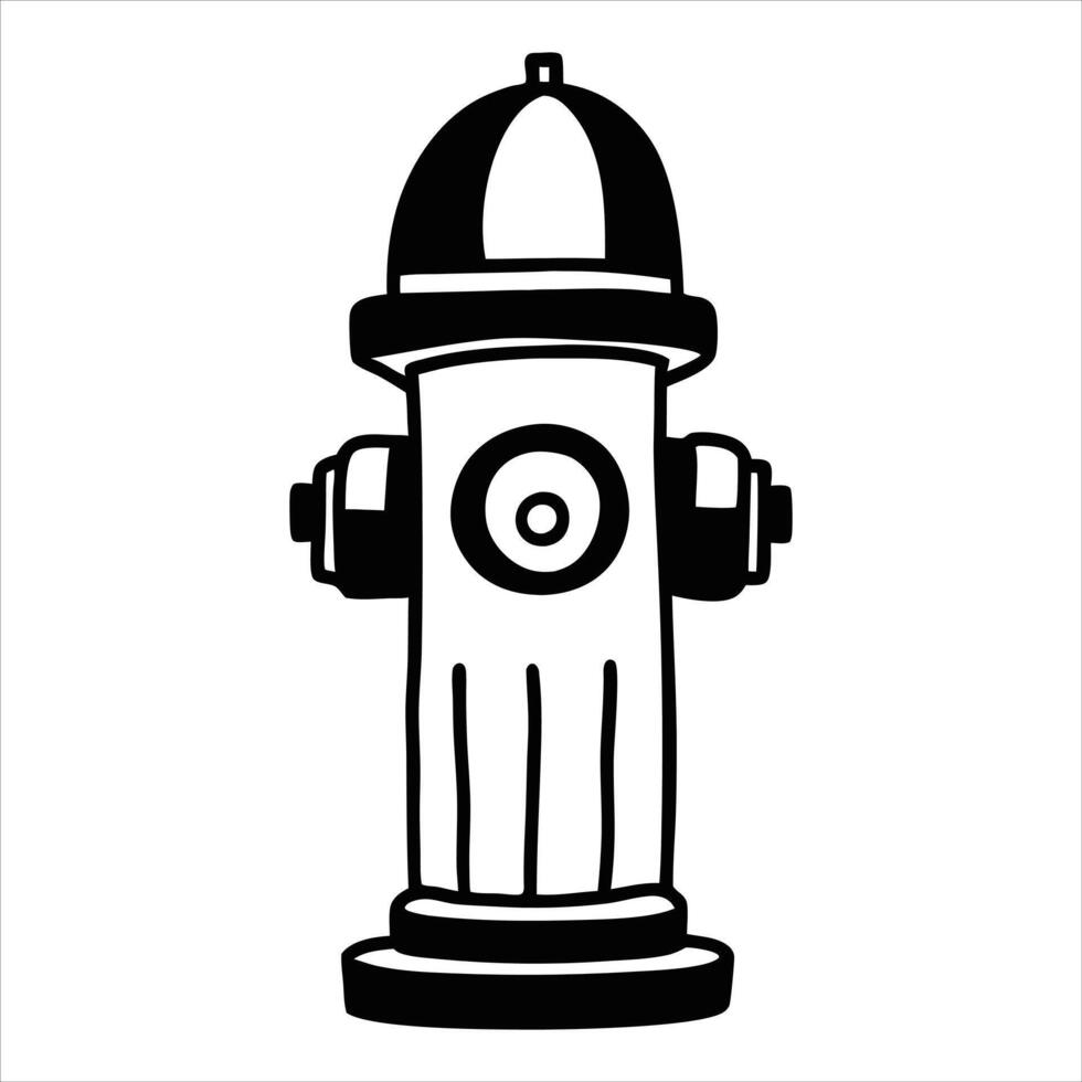 Firefighter Clipart Design for Public Safety vector