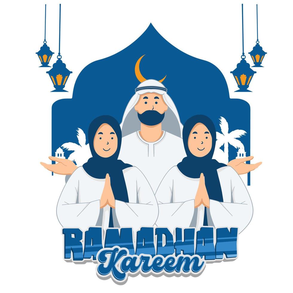 family in piece vector