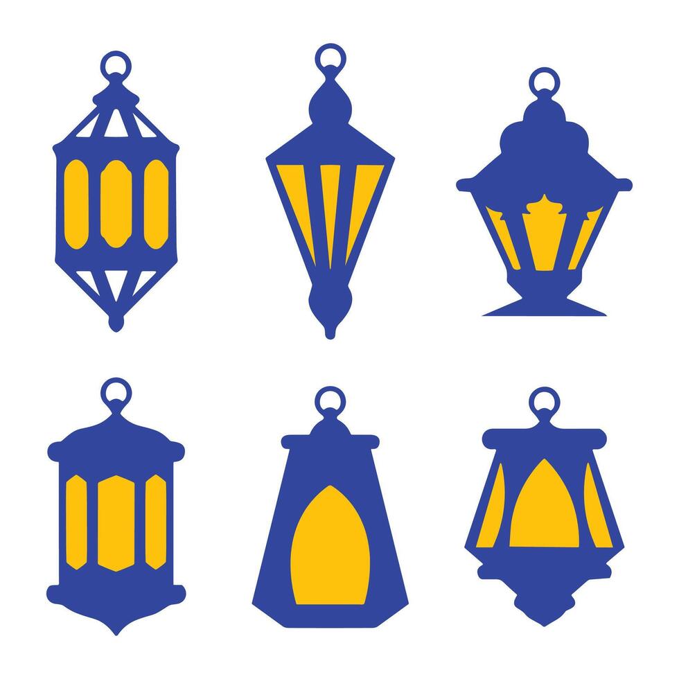 lamp in ramadhan vector