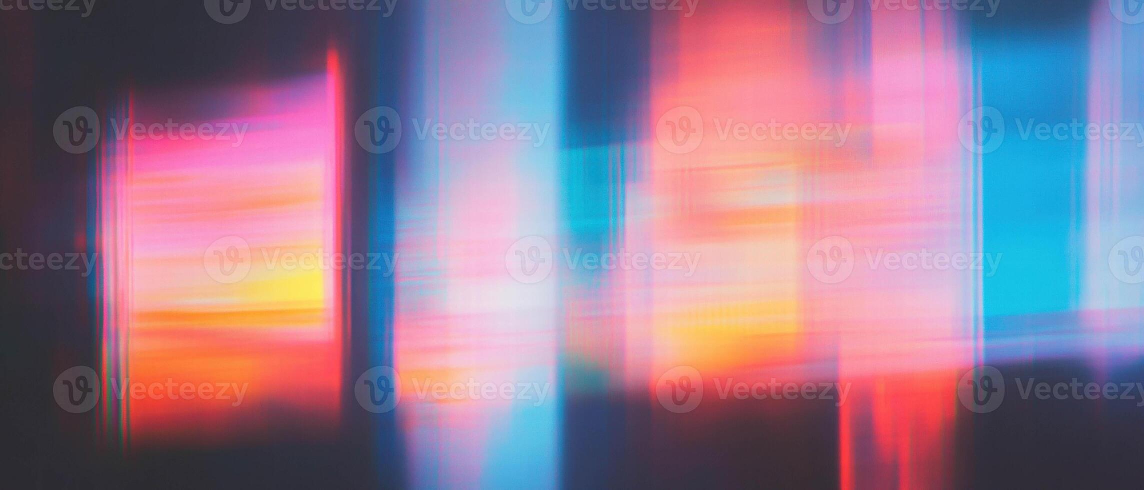 Digital distortion creates vibrant abstract patterns in glitch textures and noise photo