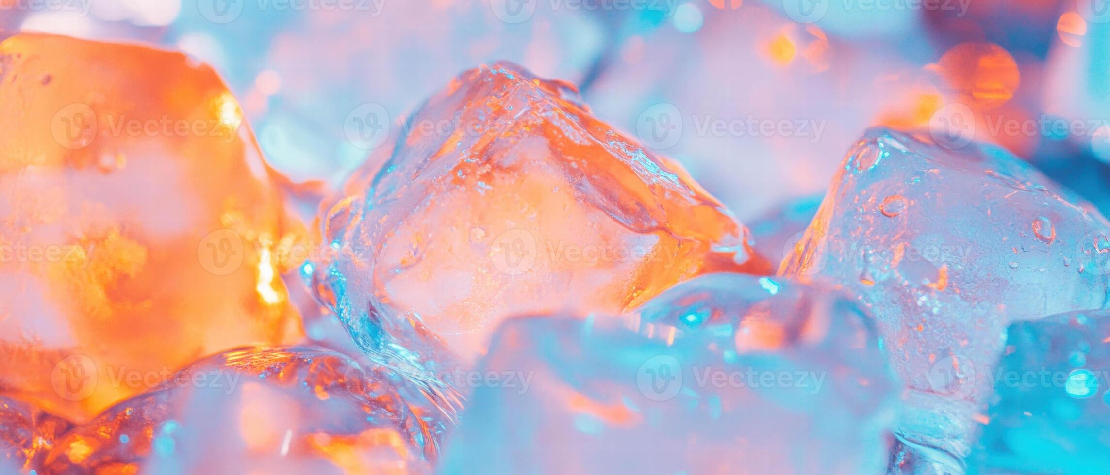 Refreshing cocktails with ice for a vibrant and lively summer celebration photo