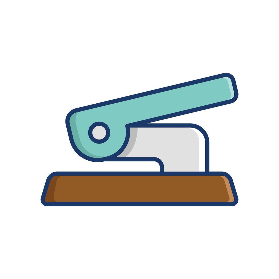 Complete Hole Punch Icon Set for Office and Stationery Projects vector