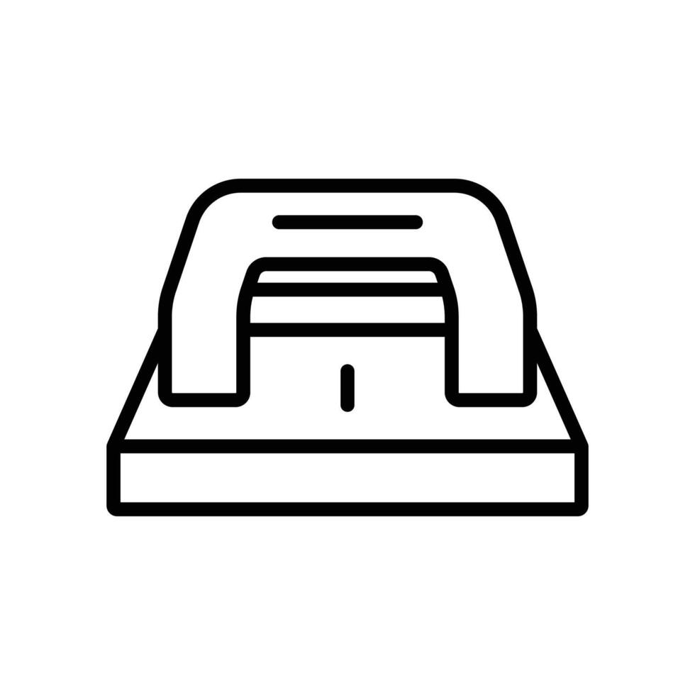 Editable Hole Punch Icons for Productivity and Organization vector