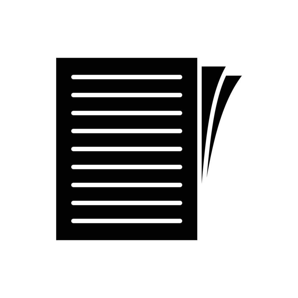 Simple and Modern Loose Paper Icons Pack vector