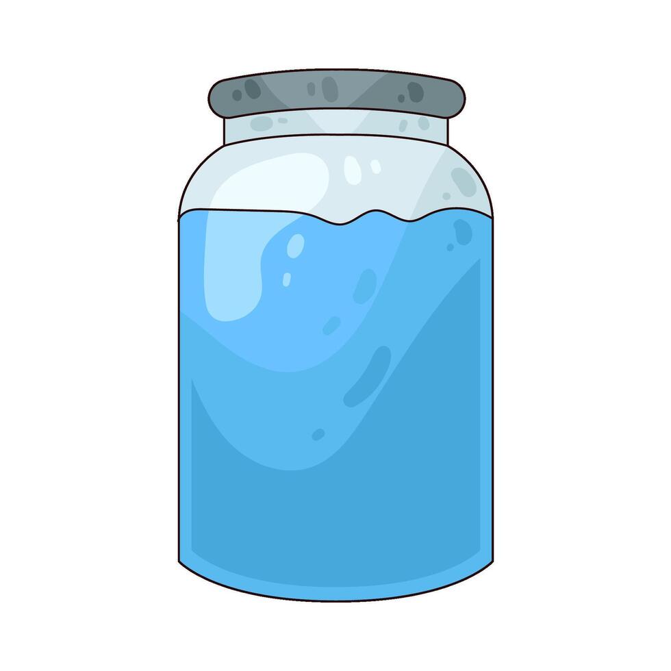 Experiment Jar illustration vector