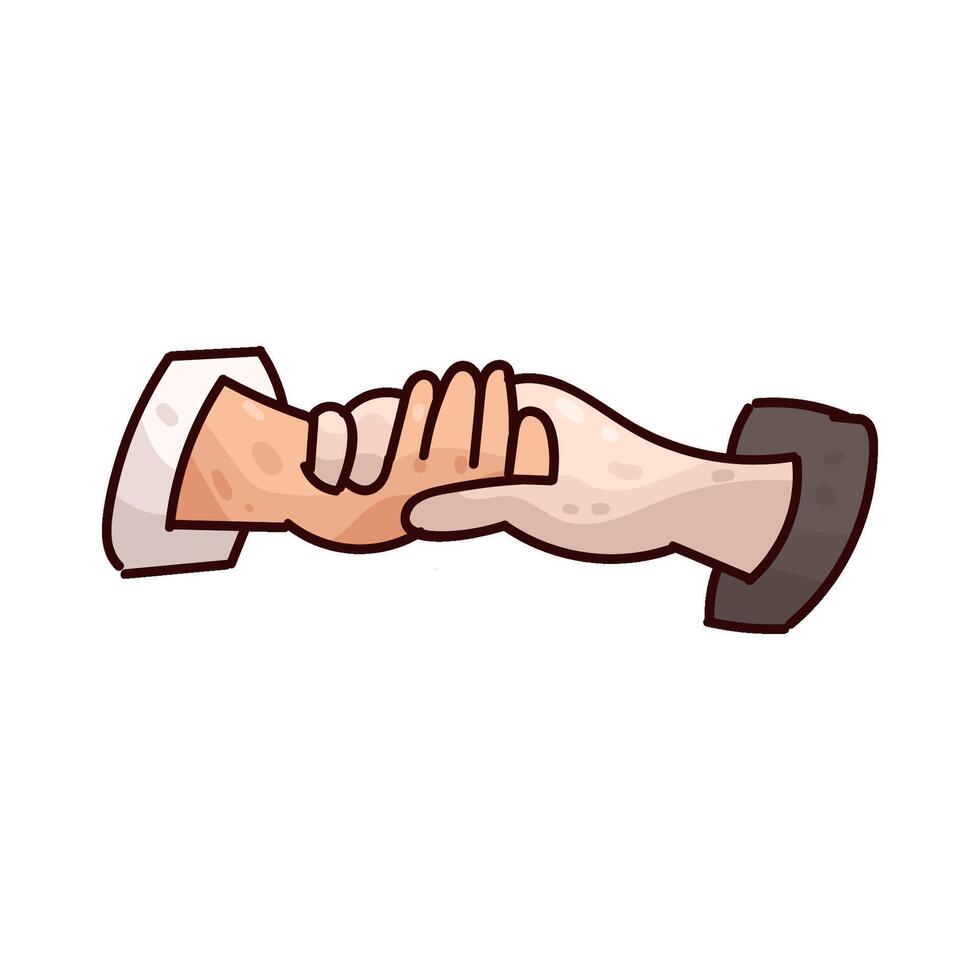 Holding Hands illustration vector
