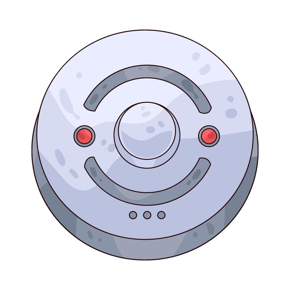 smoke detector illustration vector