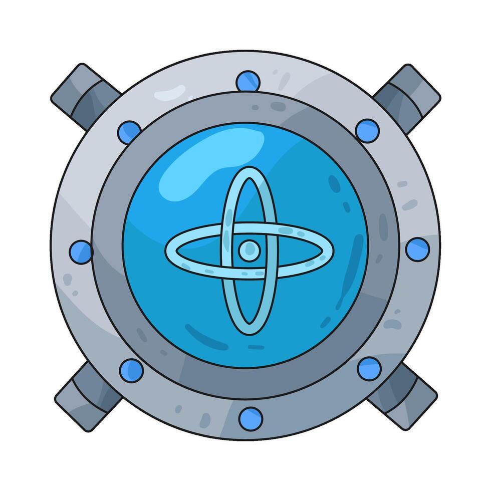 Particle Accelerator illustration vector