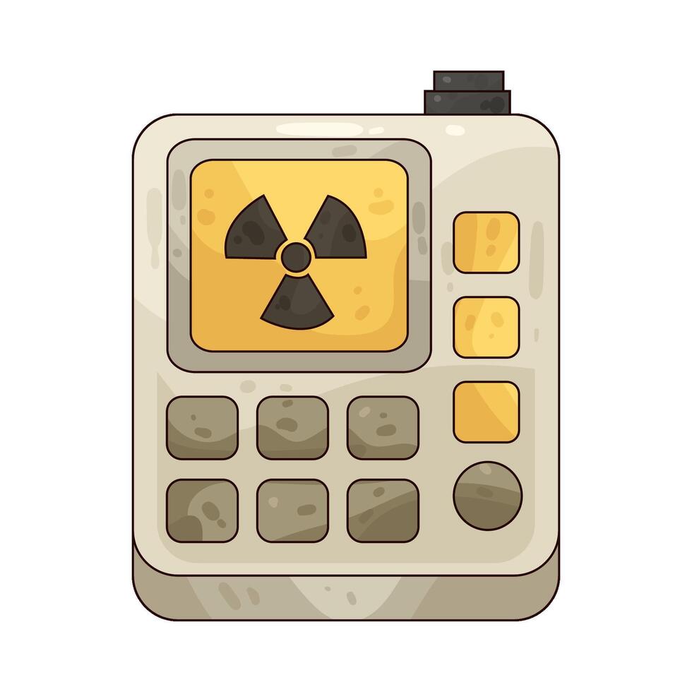 Geiger Counter illustration vector