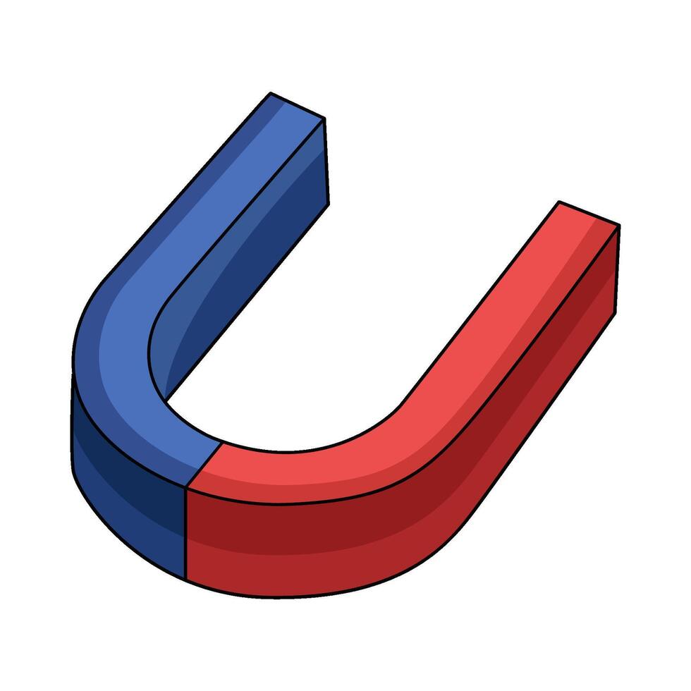 illustration of Magnet vector