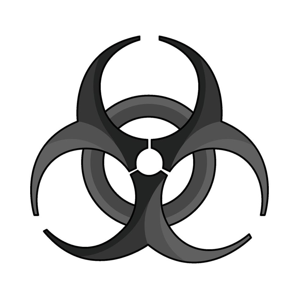 illustration of Biohazard Sign vector