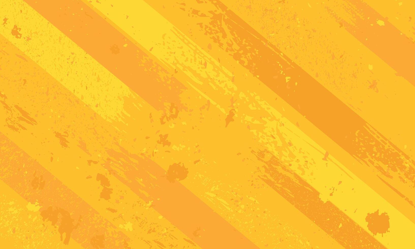 Abstract yellow texture grunge brush stroke blank background vector