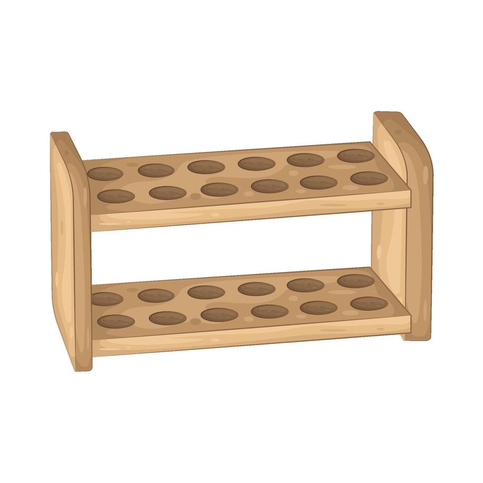Test Tube Rack vector